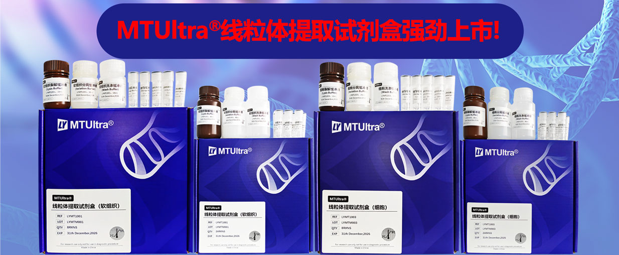 MTUltra®线粒体提取试剂盒强劲上市，解决线粒体提取难题！